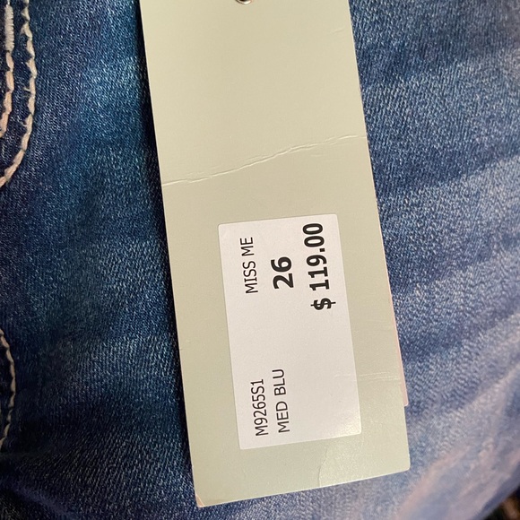 Miss Me Embellished Blue Jeans - Picture 11 of 11
